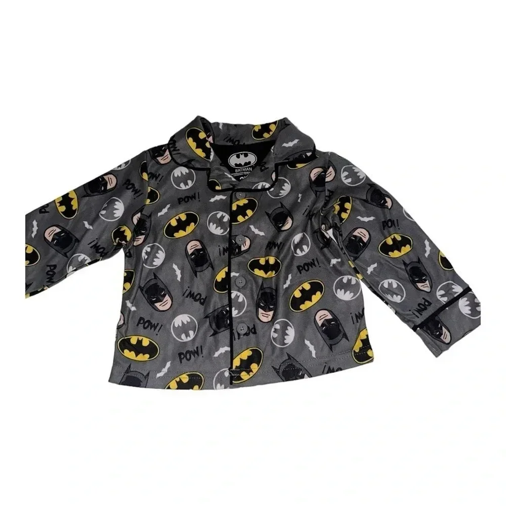 BATMAN ALL OVER PRINT KIDS PAJAMA SET SIZE 2T